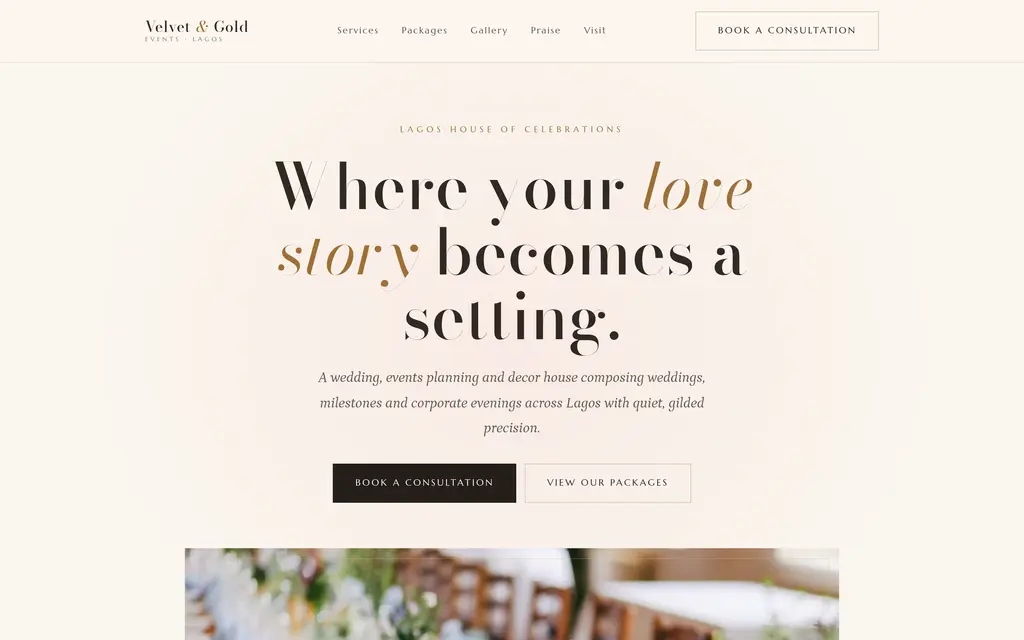 Events & decor in Lagos preview