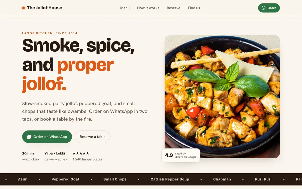Restaurant in Lagos preview